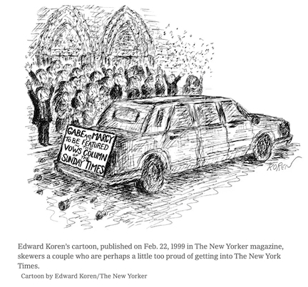 Cartoon by Edward Koren, New Yorker, 1999